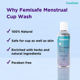 FemiSafe Menstrual Cup Wash (100ml)