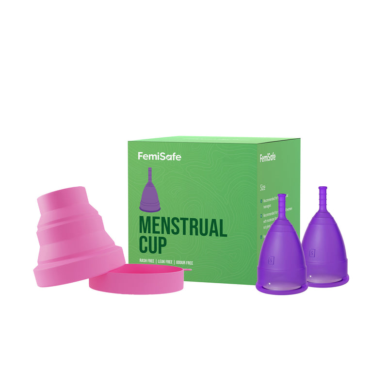 2 Menstrual Cups & 1 Sterilizer